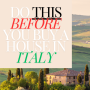 Do THIS before you buy a house in Italy!
